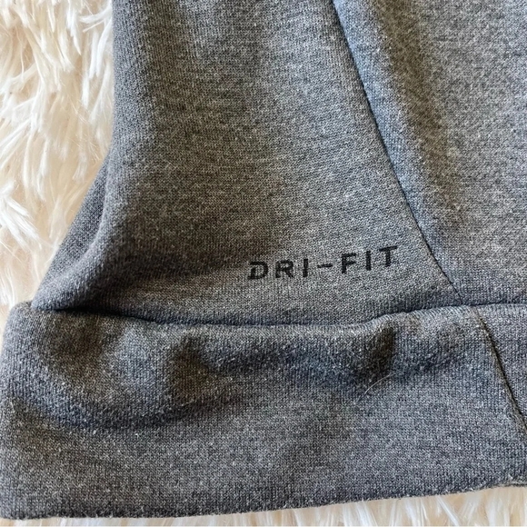 Nike Dri-FIT Long Sleeve Gray Base with Black Accents 3/4 Zipper Logo Men's L - Picture 7 of 10
